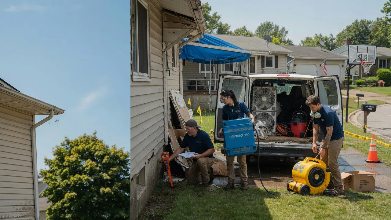 Ceiling Leak Cleanup in Coalmont, IN near me